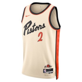 NBA Mænd Trøje Detroit Pistons Cade Cunningham 2024-25 Nike City Edition Hvid Swingman